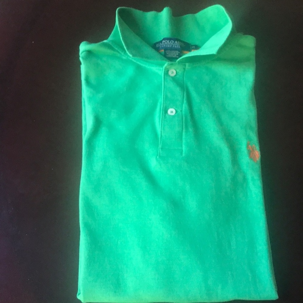 US Polo Assn Luxury Feel Green Polo Shirt -M